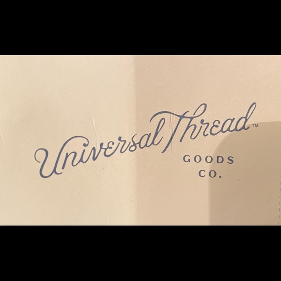 Universal Thread Drawstring Flap Backpack Tweed Striped Beige/Brown/Black Cotton - Picture 9 of 9